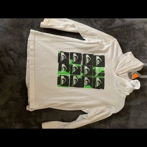 Toddler long sleeve quicksilver shirt with hood